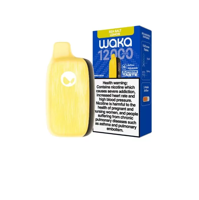 Waka Nova Rechargeable Disposable Vapes 12,000 Puffs - 18 mg / Watermelon - Image 2
