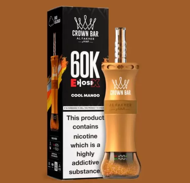 Al Fakher - E-Hose X Rechargeable Disposable Vape 60,000 Puffs - Mango Pineapple / 6 mg - Image 3