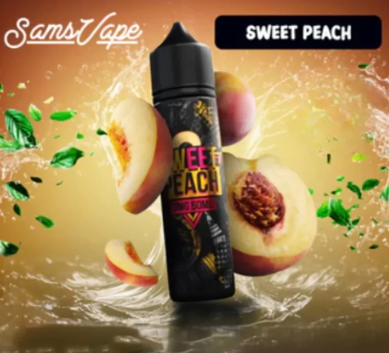 Sweet Peach E-Liquid - Sam Vapes - 12 mg / 60 ml