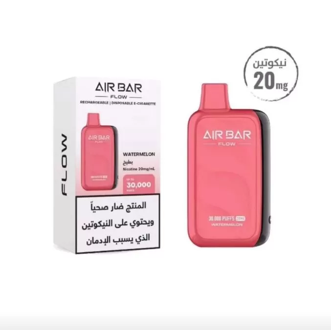 Air Bar - Flow Rechargeable Disposable Vape 30,000 Puffs - 20 mg / Frozen Watermelon