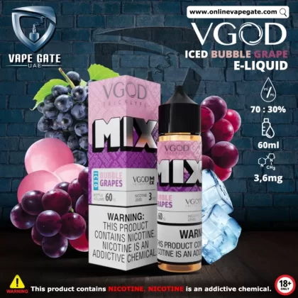 VGOD Iced Bubble Grapes - 60ml - 3 mg