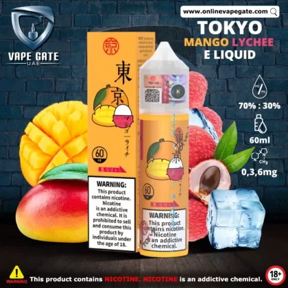 Tokyo Iced Mango Lychee Eliquid 60ml - 6 mg / 60 ml