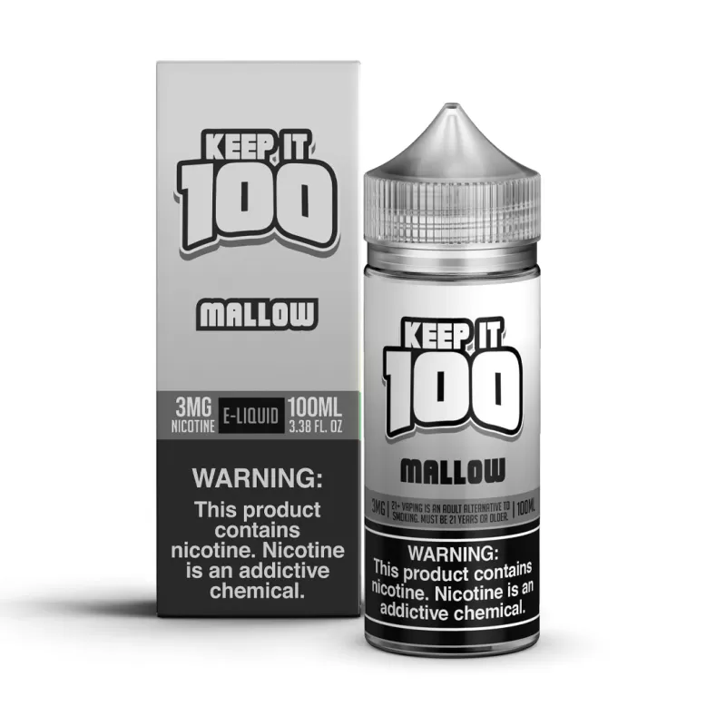 KEEP IT 100 - Mallow - 100ML E-Liquid - 6MG