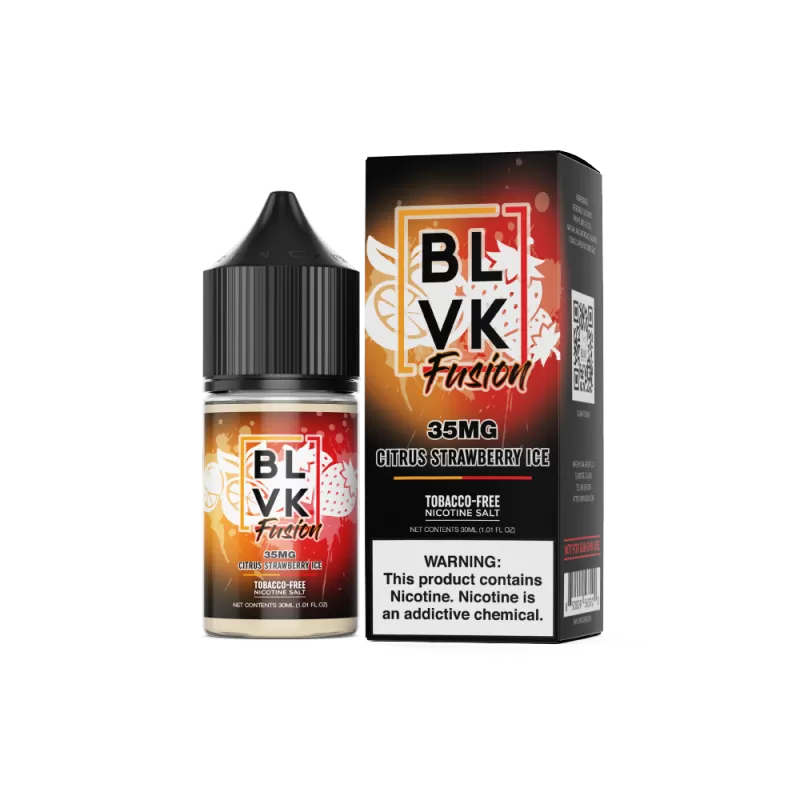 Citrus Strawberry Ice by BLVK Fusion TFN Salt 30mL - 50MG