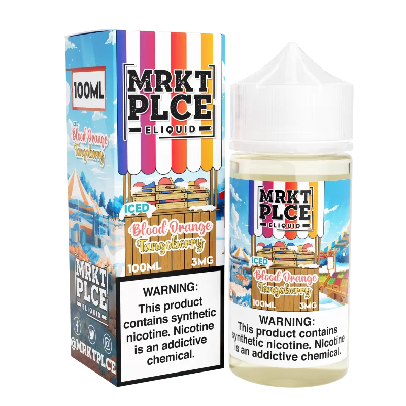 Iced Blood Orange Tango Berry by MRKT PLCE Series 100mL - 3MG