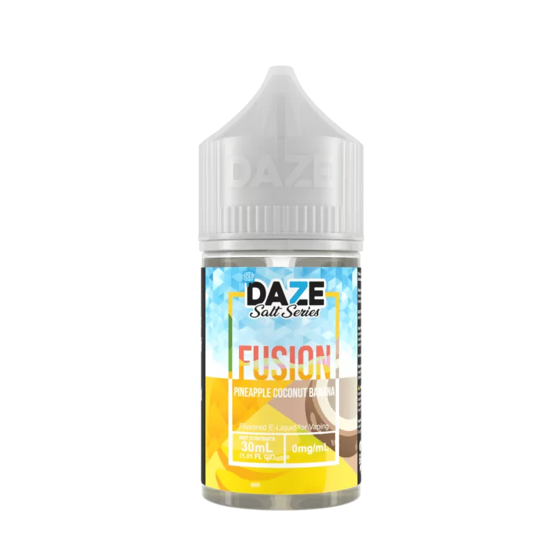 Pineapple Coconut Banana Iced 7Daze Fusion Salts 30mL - 30MG