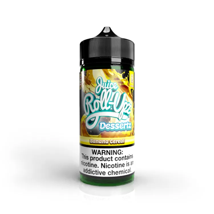 Juice Roll Upz Banana Cereal Dessertz Series 120mL Freebase Vape Juice - 3MG