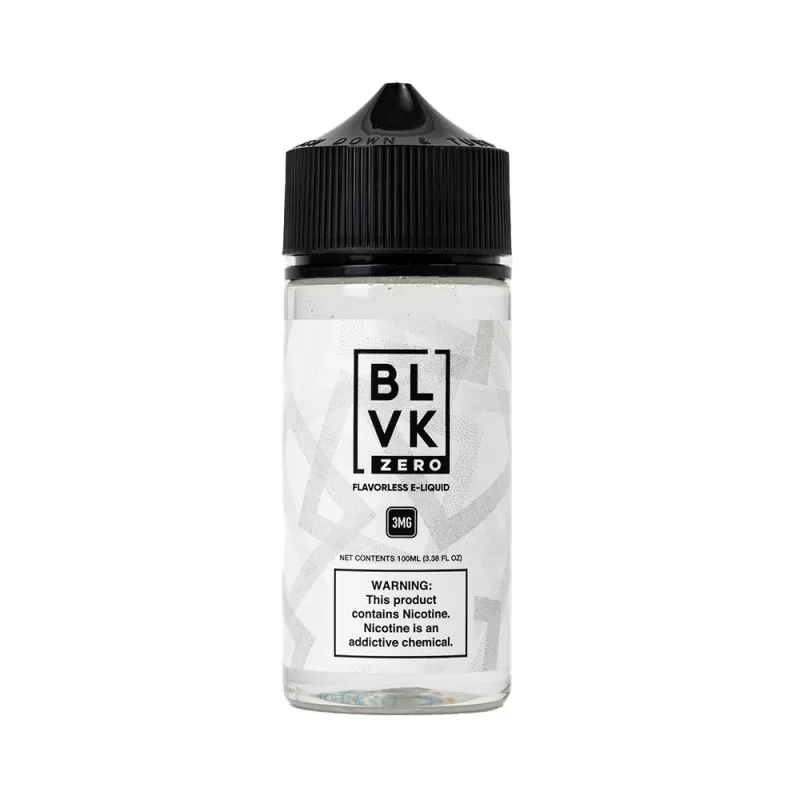 Flavorless BLVK ZERO 100mL - 6MG