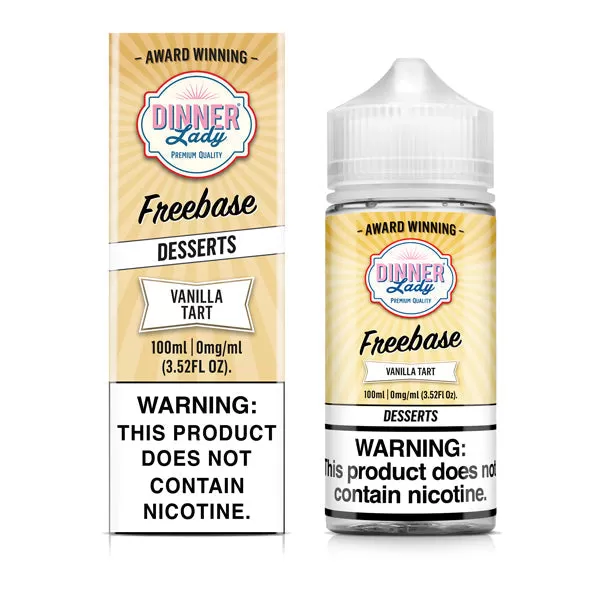 Dinner Lady Vanilla Tart TFN 100mL Freebase Vape Juice - 3MG