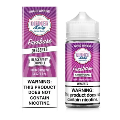 Dinner Lady Blackberry Crumble TFN 100mL Freebase Vape Juice - 0MG