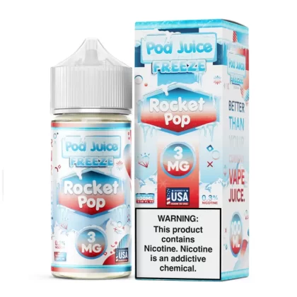 Pod Juice FREEZE - Rocket Pop - 100ML E-Liquid - 3MG