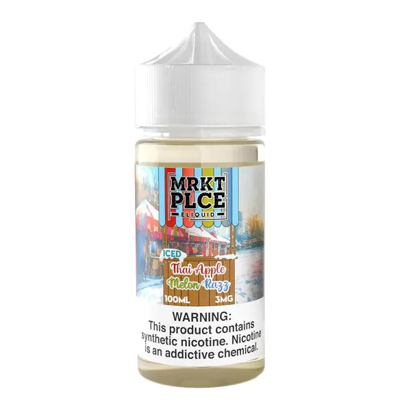 Iced Thai Apple Melon Razz | MRKT PLCE | 100mL - 0MG