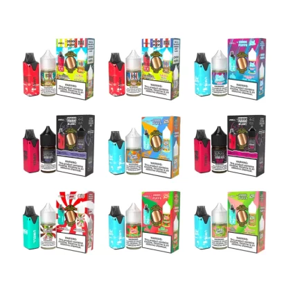 Collab Bundle – Uwell V6 Disposable Device + Daddy’s Vapor 30mL Juice - CLR: Yellow/ FLV: Pink Punch Lemonade 50MG