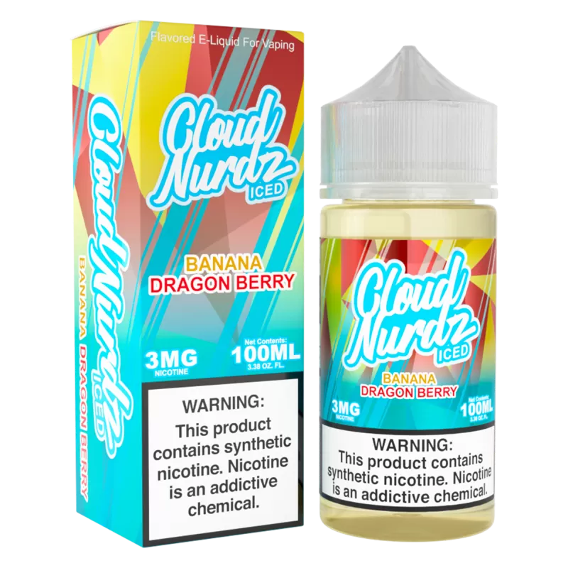 Banana Dragon Berry Ice | Cloud Nurdz | 100mL - 0MG