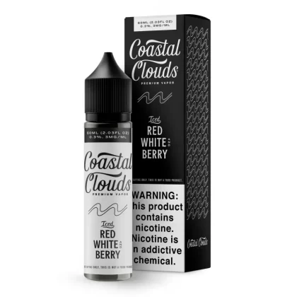 Red White and Berry Iced | Coastal Clouds | 60mL - 0MG