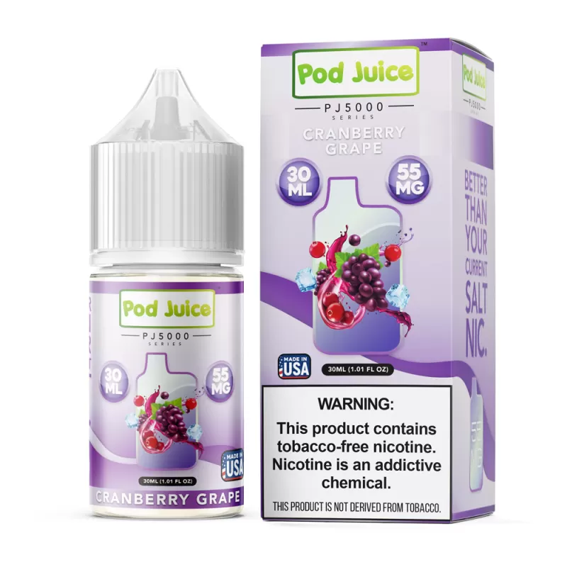 Cranberry Grape | Pod Juice Salts | 30mL - 35MG
