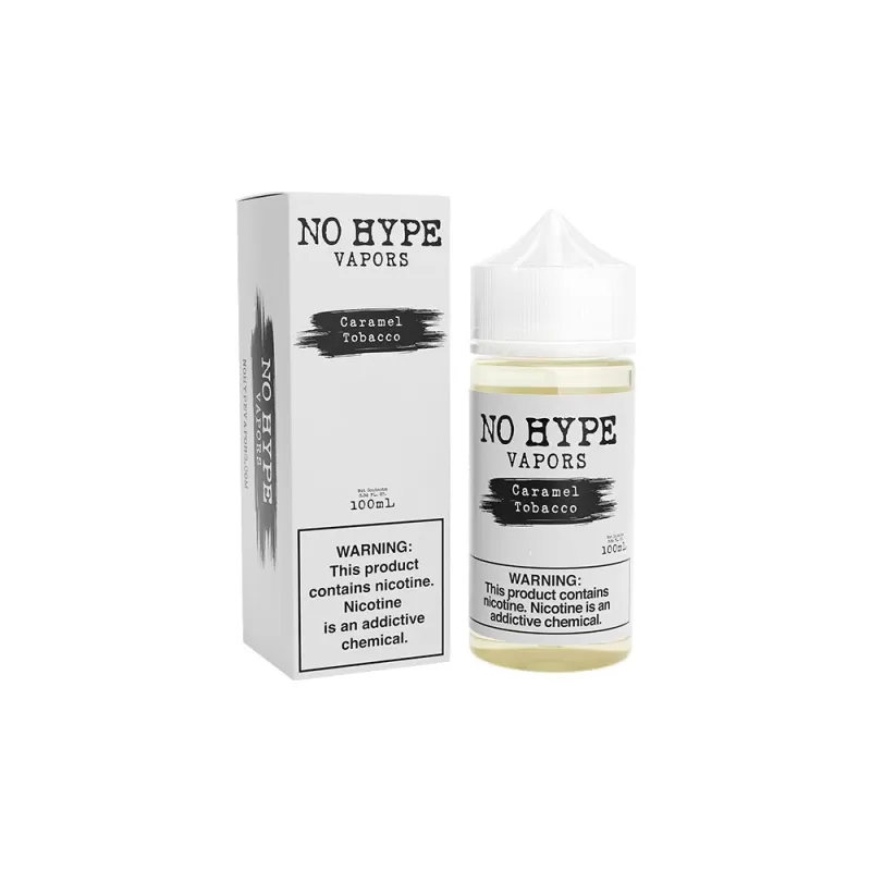 Caramel Tobacco by No Hype E-Liquid 100mL Freebase - 6MG
