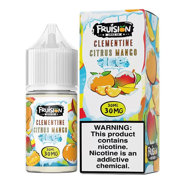 Clementine Citrus Mango Ice by Fruision E-Juice (30mL)(Salts) - 30MG