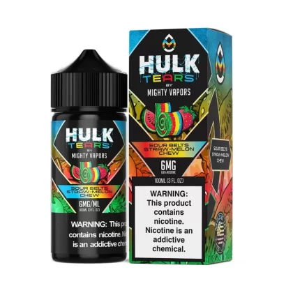 Sour Belts | Mighty Vapors Hulk Tears | 100mL - 6MG