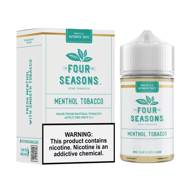 FOUR SEASONS - Menthol Tobacco - 60ML E-Liquid - 12MG