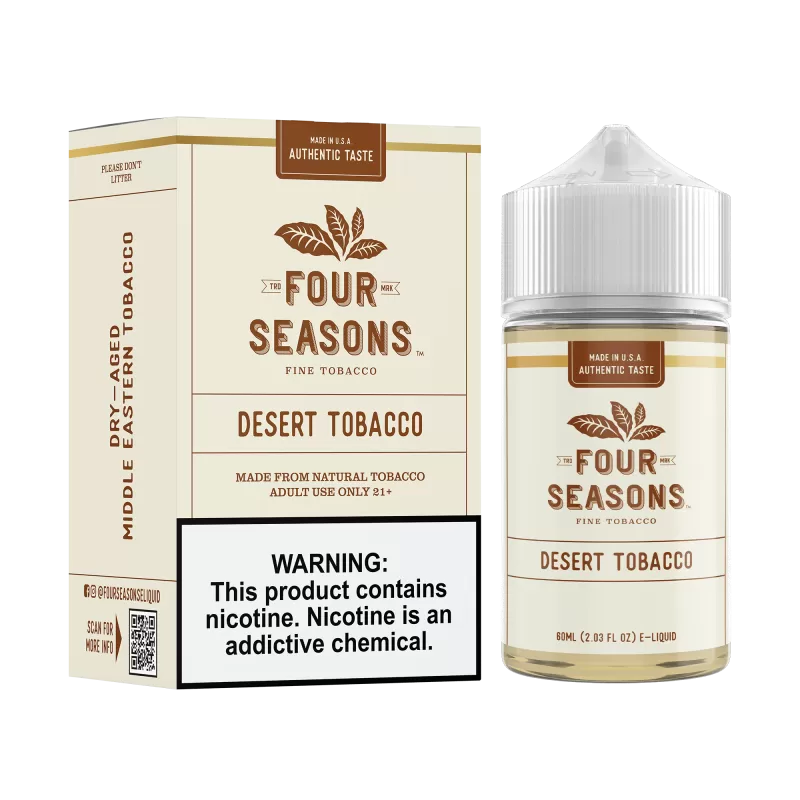 FOUR SEASONS - Desert Tobacco - 60ML E-Liquid - 6MG