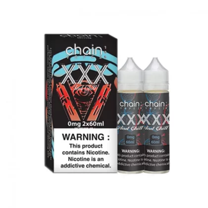 XXX and Chill by Chain Vapez 120mL (2x60mL) - 0MG