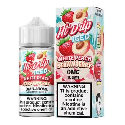 White Peach Strawberry Ice | Hi-Drip | 100ml - 6MG