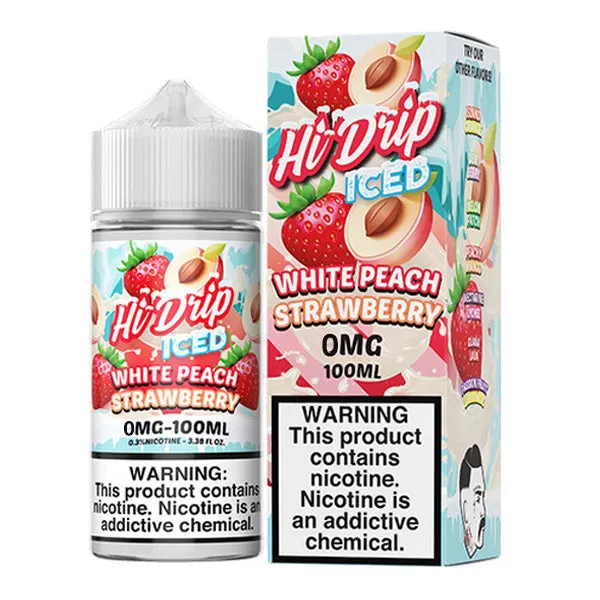 White Peach Strawberry Ice | Hi-Drip | 100ml - 6MG