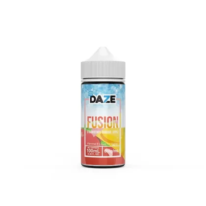 Strawberry Banana Apple Iced by 7Daze Fusion 100mL - 3MG