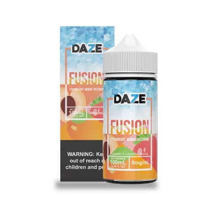 Strawberry Mango Nectarine Iced by 7Daze Fusion 100mL - 6MG