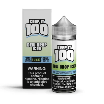 KEEP IT 100 - Dew Drop ICED - 100ML E-Liquid - 3MG