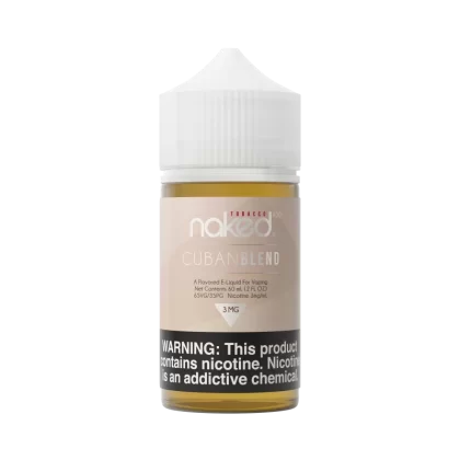 Naked 100 Tobacco - Cuban Blend - 60ML E-Liquid - 12MG