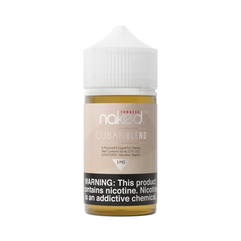 Naked 100 Tobacco - Cuban Blend - 60ML E-Liquid - 12MG