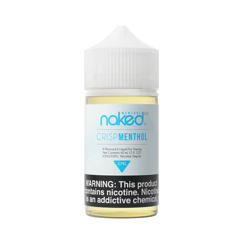 Naked 100 Menthol - Crisp Menthol - 60ML E-Liquid - 3MG