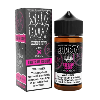 SADBOY E-Liquid - Custard Cookie 100ML - Cookie Line Series - 6MG