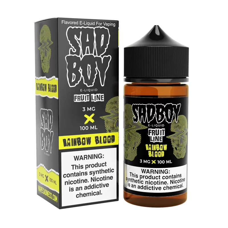 SADBOY E-Liquid - Rainbow Blood 100ML - Fruit Line Series - 3MG