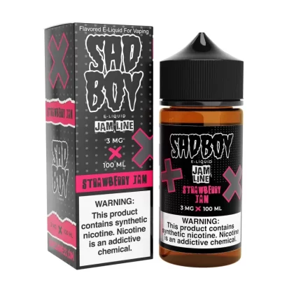 SADBOY E-Liquid - Strawberry Jam 100ML - Jam Line Series - 3MG