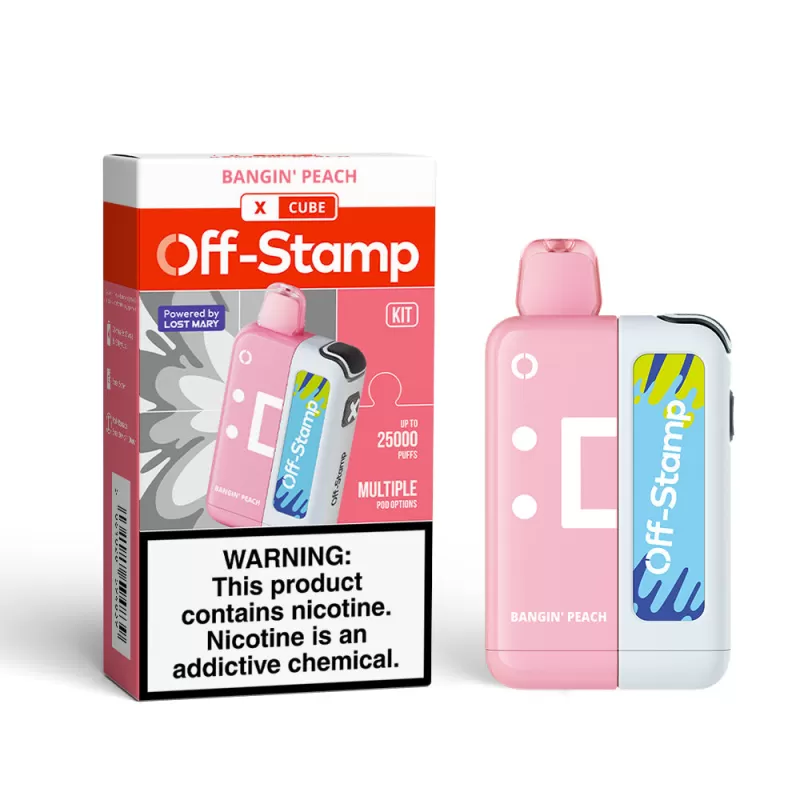 Made in Indonesia | Off-Stamp X-CUBE 25K Disposable KIT Powered By LOST MARY – 25,000 Puffs - Hawaiian Popsicle/Pineapple Passion Orange - Image 2