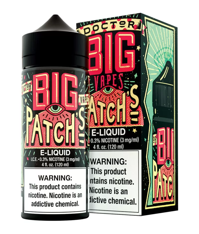 DOCTOR BIG VAPES by BIG BOTTLE Co - Patch's - 120ML E-Liquid - 3MG
