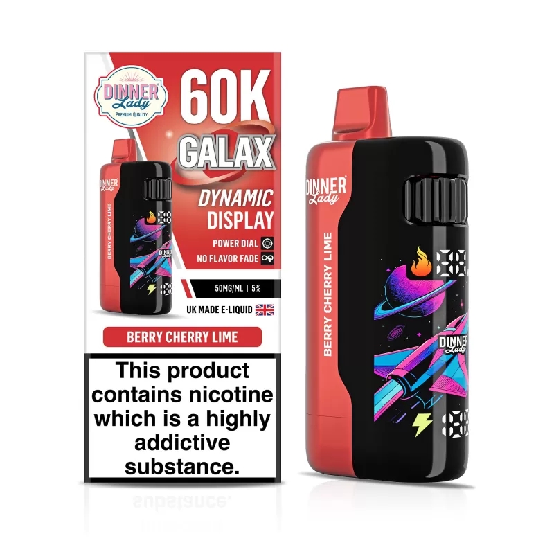 Dinner Lady GALAX 60K Disposable Device - 60,000 Puffs - Berry Candy - Image 3