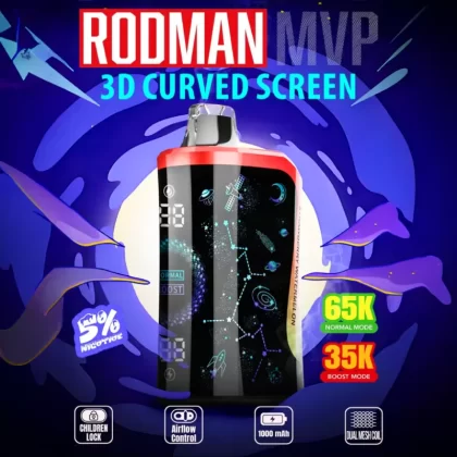 RODMAN MVP 65K Puff Disposable Device - 65,000 Puffs - Strawberry Watermelon
