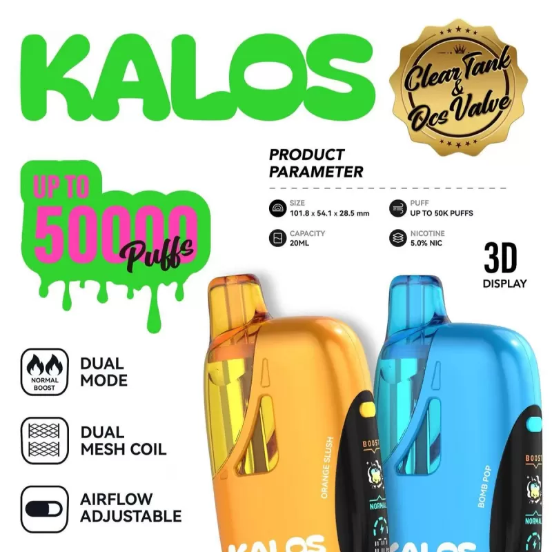 KALOS 50K Puff Disposable Device - 50,000 Puffs - Sour Fucking Fab