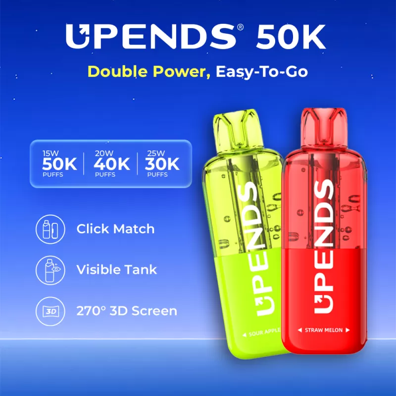 Upends UP9 50K Puffs Disposable POD - 50,000 Puffs - Peach Mango Watermelon