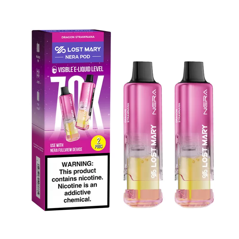 Lost Mary NERA 70K Disposable POD - 70,000 Puffs - Juicy Peach Ice π - Image 3