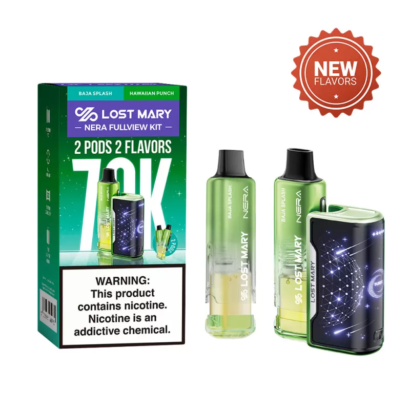 Lost Mary NERA FULLVIEW 70K Disposable KIT - 70,000 Puffs - Rocket Freeze - Image 2