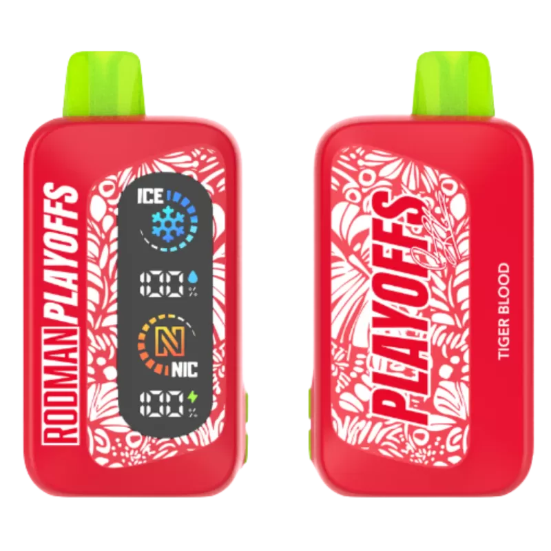 RODMAN PLAYOFFS 50K Ice & Nic Control Disposable Device - 50,000 Puffs - White Peach Ice - Image 3