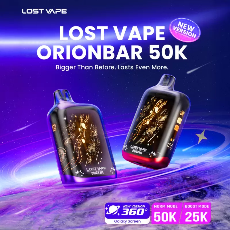 Version 2 | Lost Vape ORION BAR 50K Puffs Disposable Device - 50,000 Puffs - Strawberry Kiwi