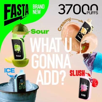 FASTA Burrst 37K Puff Disposable Device – 37,000 Puffs - Lemon Heads (SOUR series)