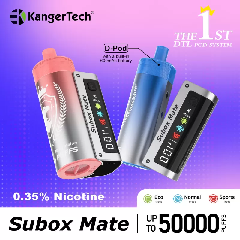KangerTech SUBOX Mate D-Pod 50K Disposable KIT - 50,000 Puff - Lush Ice