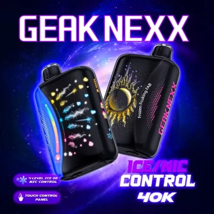 GEAK NEXX Nic/Ice Control 40K Disposable Device - 40,000 Puffs - Miami Mint (Nic Adjust)